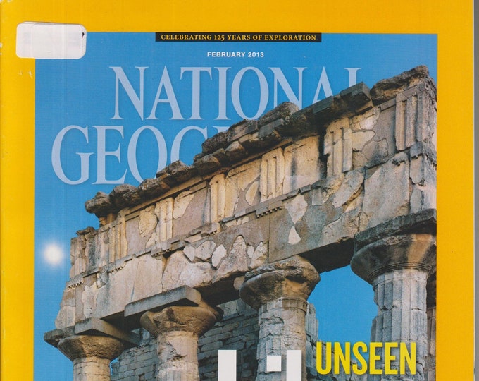 National Geographic Febraury 2013 Unseen Libya Reclaiming Its Forgotten Past  (Magazine: General Interest)