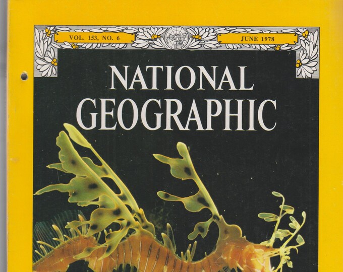 National Geographic June 1978 Dragons of the Deep; Pennsylvania; Glass Treasure; Burgundy; Armenians  (Magazine: General Interest)