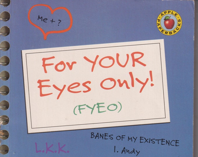 For Your Eyes Only! By Joanne Rocklin   (Paperback: Juvenile Fiction,  Ages 9-12, Chapter Book)