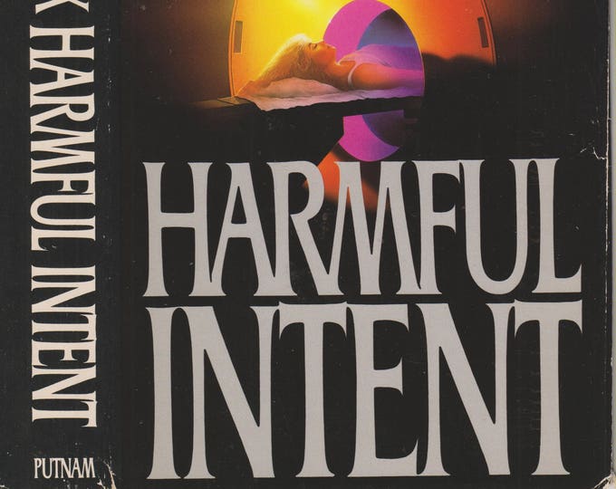 Harmful Intent by Robin Cook (Hardcover, Medical Thriller) 1990
