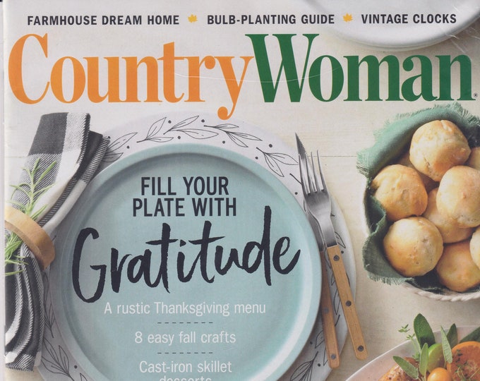 Country Woman October November 2020 Fill Your Plate with Gratitude  (Magazine: Home & Gardening)