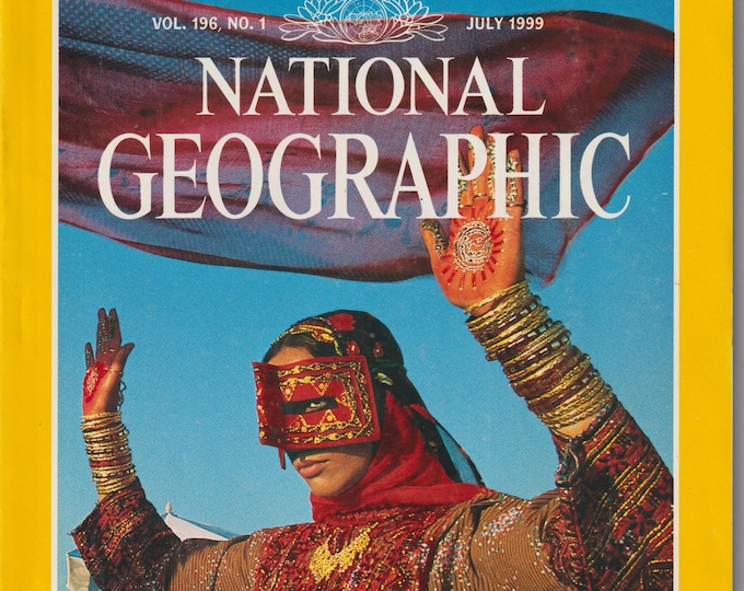 National Geographic July 1999 Iran, Mars on Earth, Hornbills, Color, Whales  (Magazine: General Interest, Geography, History)