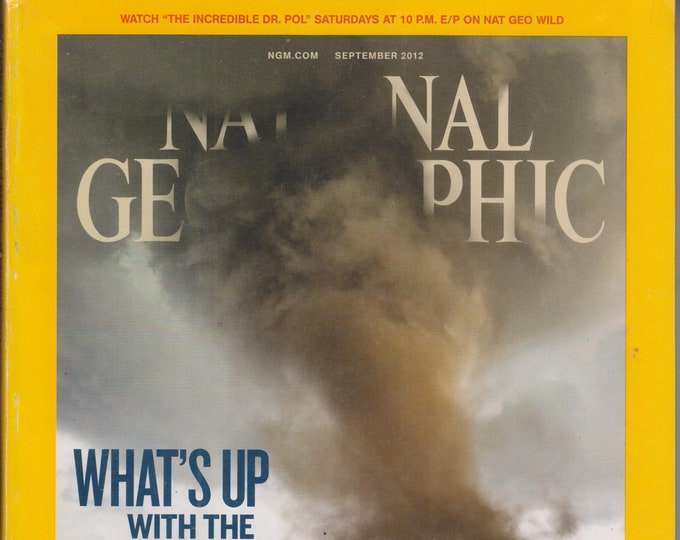 National Geographic September 2012 Extreme Weather; Texas Drought; Seamounts; Yemen; Roman Walls; Roma Kings (Magazine: General Interest)