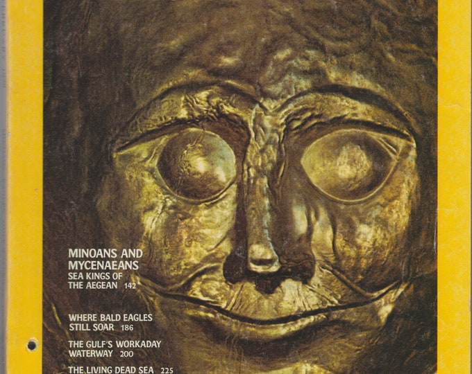 National Geographic February 1978 Minoans and Mycenaens, Bald Eagles, The Gulf, Dead Sea, Brazil, Panama Canal (Magazine: General Interest)