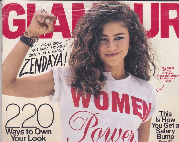 Glamour November 2017 Zendaya This Issue Powered by Women (Magazine: Women's Interest)