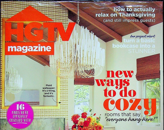 HGTV November 2021 New Ways to Do Cozy (Magazine: Home Decor)