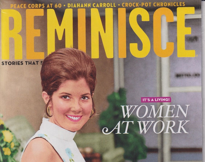 Reminisce April May 2021 Women at  Work, Peace Corps, Diahann Carroll, Crock Pot (Magazine: Nostalgia)