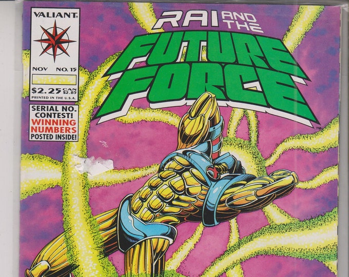 Rai and the Future Force No. 15 Valiant Comics November 1993 (Comic)