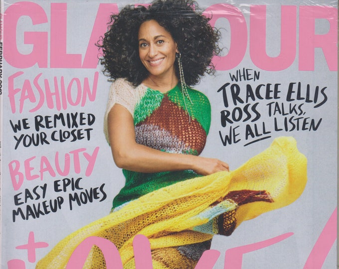 Glamour February 2018 When Tracee Ellis Ross Talks, We All Listen (Magazine: Women's)