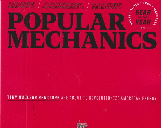 Popular Mechanics January February 2021 Tiny Nuclear Reactors, Gear of the Year, Alcohol Free Beer, (Magazine: General Interest)