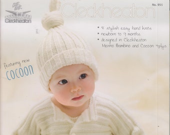 Cleckheaton No. 951 8 Stylish Easy Hand Knits For Newborn to 9 Months (Staplebound: Crafts, Knitting) 2007