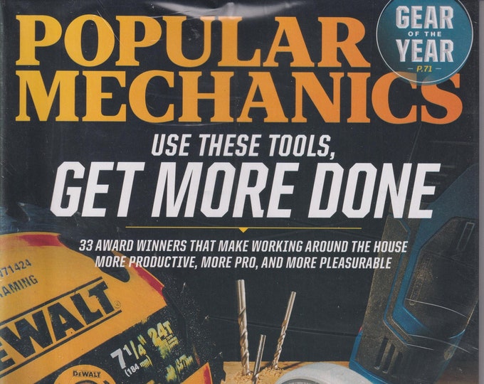 Popular Mechanics November December 2022 Gear of the Year, Get More Done, Ergonomic Snow Shovels  (Magazine: Technology