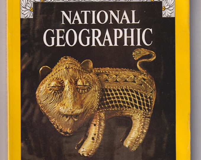 National Geographic January 1974 Gold, New Jersey, Hmong, Newfoundland, Heron, Comet  (Magazine, Nature, Geography)