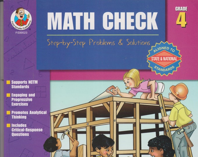 Math Check Grade 4 Step-By-Step Solutions  (Softcover: Children's, Educational, Teacher) 2005
