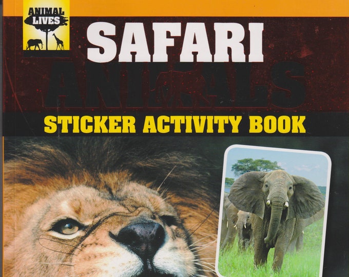 Safari Animals Sticker Activity Book  (Softcover:  Children's Activity Book,  Educational) 2010