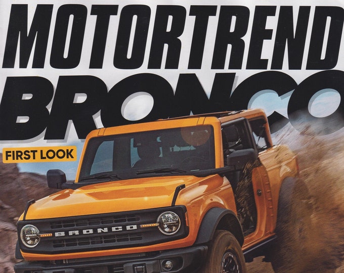 MotorTrend September 2020 Bronco First Look and It's Little Brother Bronco Sport   (Magazine: Automotive, Cars)