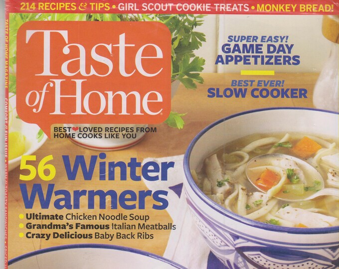 Taste of Home February March 2016 56 Winter Warmers  - 214 Recipes & Tips (Magazine: Cooking, Recipes)
