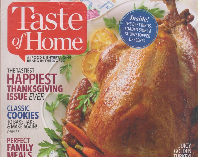 Taste of Home November 2017 The Tastiest Happiest Thanksgiving Issue Ever