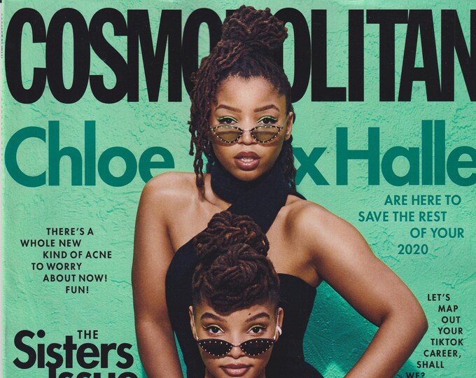 Cosmopolitan October 2020 Chloe x Halle Are To Save the Rest of Your 2020  (Magazine: Women's)