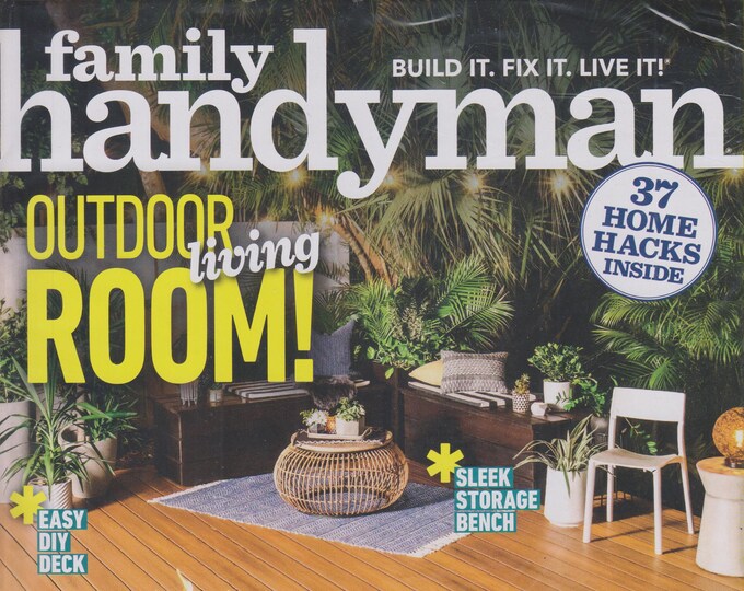 The Family Handyman May 2019 Outdoor Living Room! (Magazine: DIY, Home Improvement)