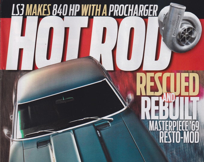 Hot Rod January 2021 (1969 Camaro) Rescued and Rebuilt Masterpiece '69 Resto-Mod  (Magazine: Cars, Automotive)