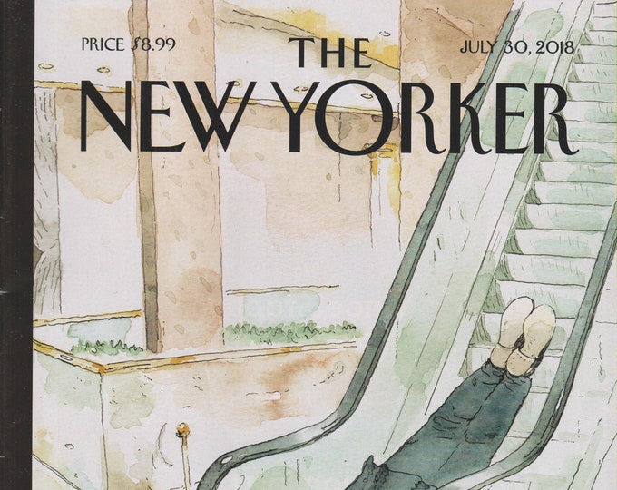 The New Yorker July 30, 2018 Trump Thumbs Up Cover , Poland's Democracy, Elon Musk, Henry Taylor, Brexit (Magazine, General Interest)