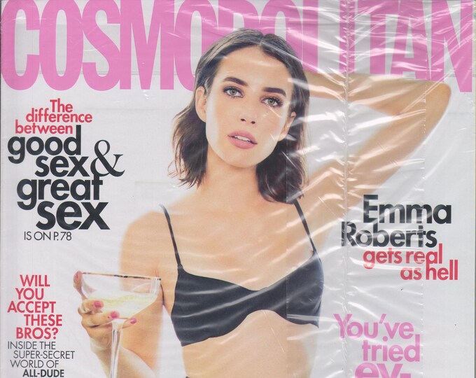 Cosmopolitan June 2019 Emma Roberts Gets Real as Hell  (Magazine: Women's)