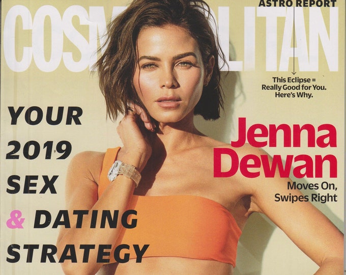 Cosmopolitan January 2019 Jenna Dewan Moves On, Swipes Right (Magazine - Women's)