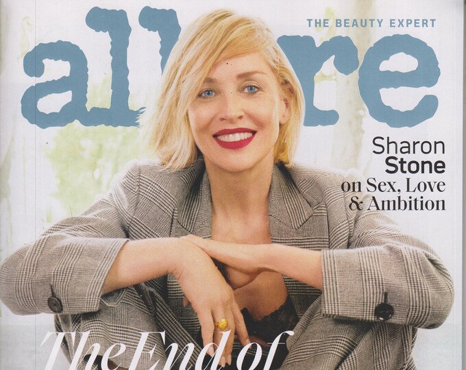 Allure November 2019 Sharon Stone - The End of Anti-Aging  (Magazine: Beauty)
