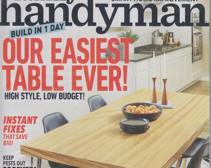 The Family Handyman June 2020 Build in 1 Day Our Easiest Table Ever !  (Magazine: DIY, Home Improvement)