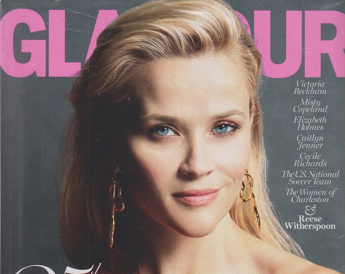 Glamour December  2015 Reese Witherspoon 25th Anniversary Women of the Year (Magazine: Women's)