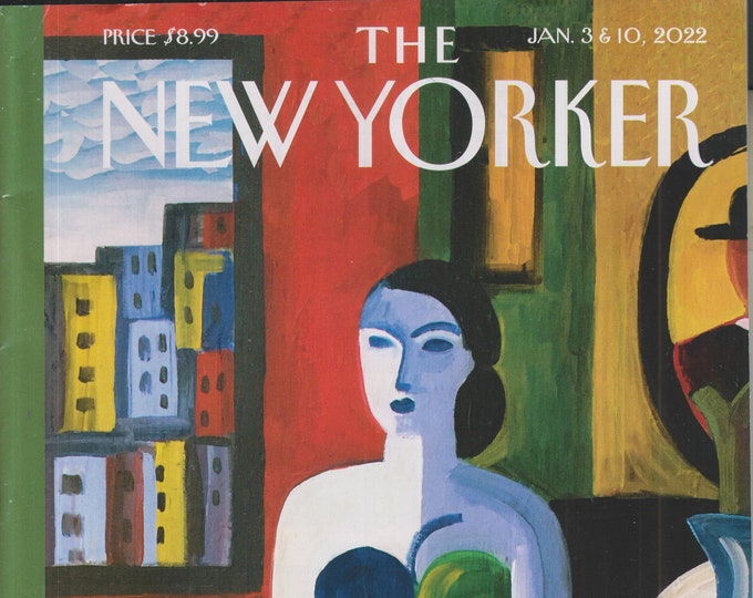 The New Yorker  January 2 & 10, 2022 Shelter Cover,  Bridget Everett,  Dan Bongino, Iran, China (Magazine: General Interest)