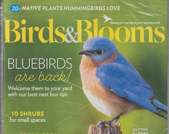 Birds & Blooms February  March 2024 Bluebirds, Shrubs, Seed Starting  (Magazine: Birds, Gardening)