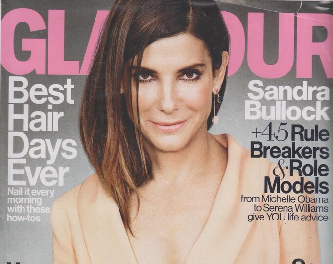 Glamour November 2015 Sandra Bullock + 45 Rule Breakers & Role Models (Magazine: Women's)