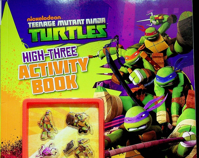 Teenage Mutant Ninja Turtles High-Three Activity Book with 3D Stickers (Softcover: Children's, Activity Book)