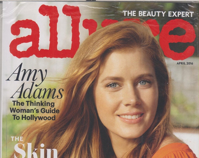 Allure April 2016 Amy Adams. The Skin Care Issue  (Magazine: Women's,  Beauty)