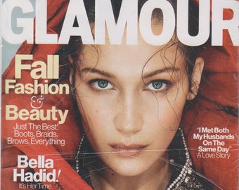 Glamour September 2016 Bella Hadid It's Her Time - American  Women Now (Magazine: Women's)
