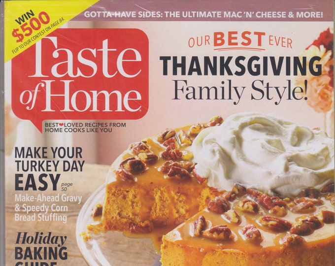 Taste of Home November 2016 Our Best Ever Thanksgiving Family Style