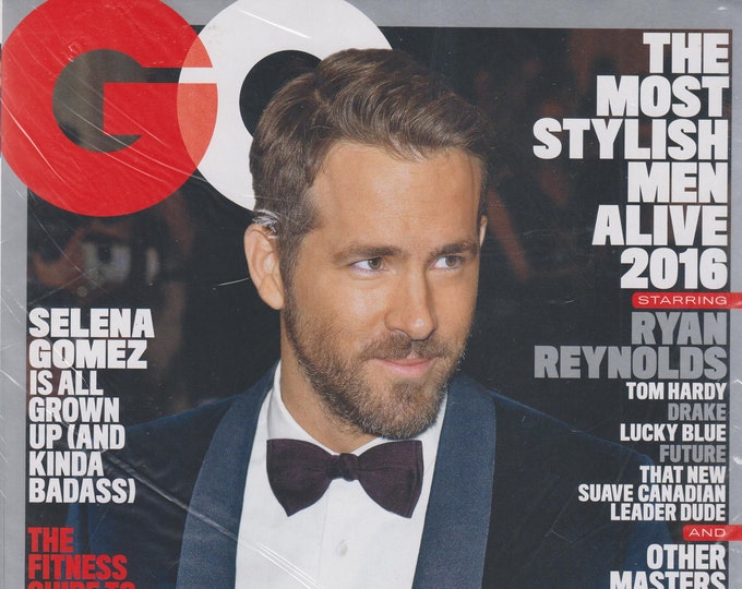 GQ May 2016 Ryan Reynolds - The Most Stylish Men Alive 2016 (Magazine: Men's Interest)