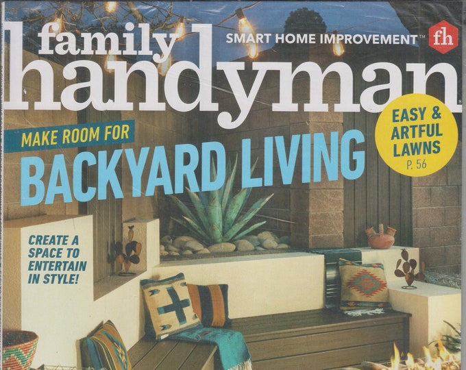 Family Handyman June 2022 Make Room for Backyard Living  (Magazine: DIY, Home Improvement)