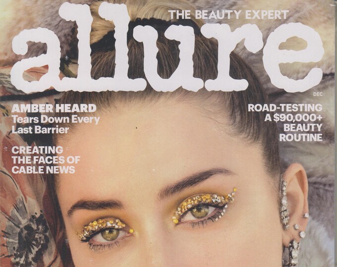 Allure December 2017 Amber Heard - Tears Down Every Last Barrier