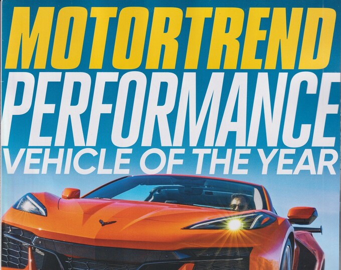 MotorTrend April 2023 Performance Vehicle of the Year  (Magazine: Automotive, Cars)