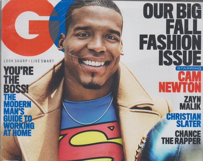 GQ September 2016 Cam Newton - Our Big Fall Issue (Magazine: Men's Interest)