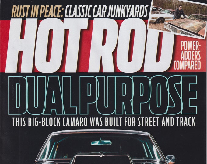 Hot Rod July 2021 Dual Purpose Big Block Camaro was Built for Street and Track  (Magazine: Cars, Automotive)