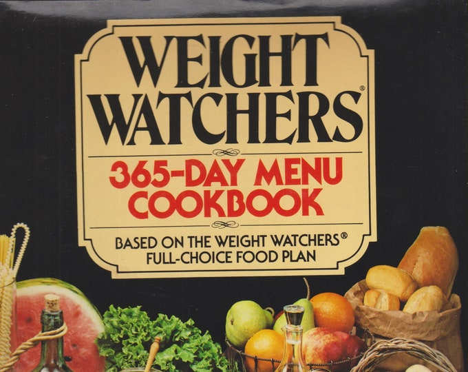 Weight Watchers 365-Day Menu Cookbook (Hardcover: Diet, Cooking) 1981