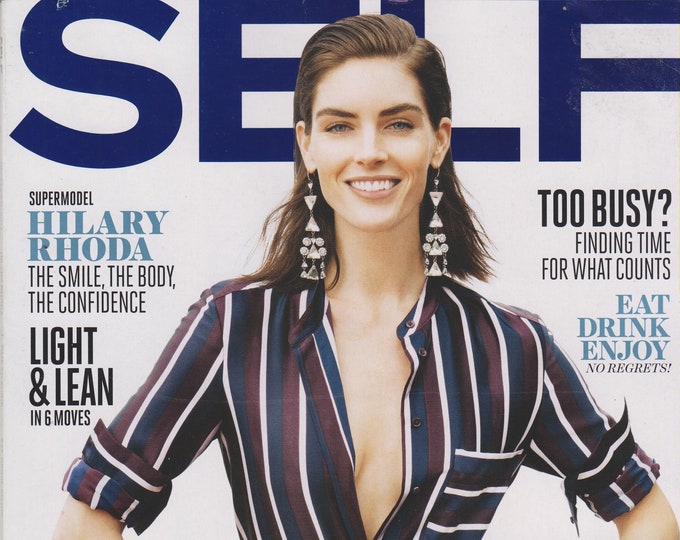 Self December 2014  Supermodel Hilary Rhoda - Time to Shine  (Magazine Mind, Body & Spirit)