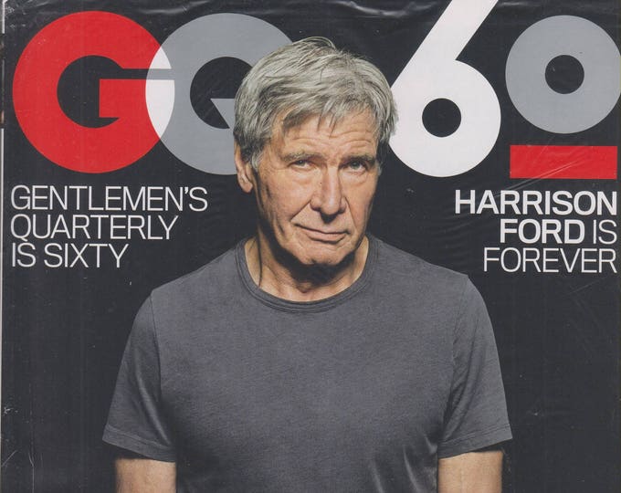 GQ October 2017 GQ's 60 - Harrison Ford is Forever (Magazine: Men's Interest)