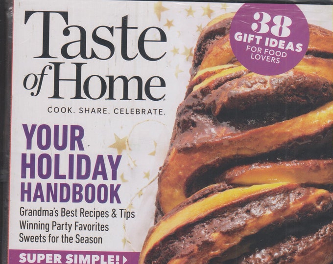 Taste of Home December 2019/January 2020 Your Holiday Handbook  (Magazine: Cooking, Recipes)