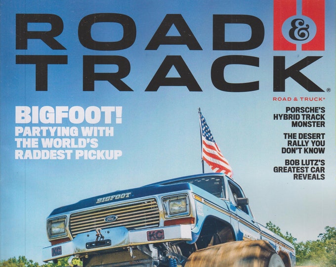 Road  & Track November 2019 BIGFOOT! Partying With The World's Raddest Pickup (Magazine: Cars, Automotive)
