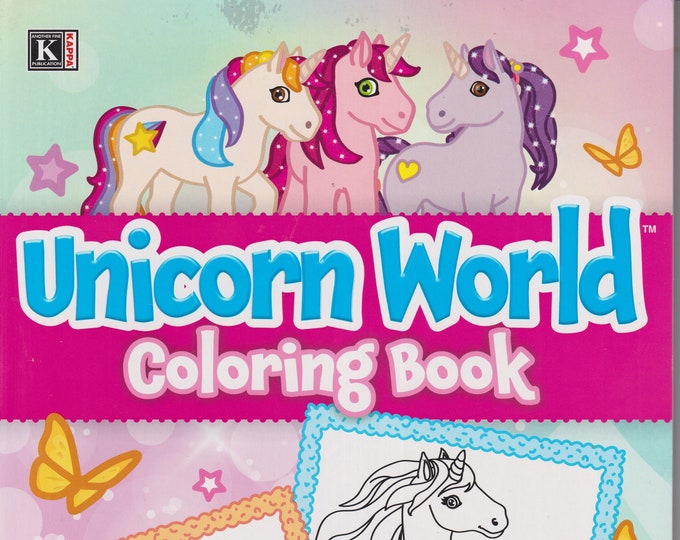 Unicorn World Coloring Book (Paperback: Juvenile Coloring Book, Ages 5-8)